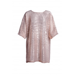 Gold sequined tunic