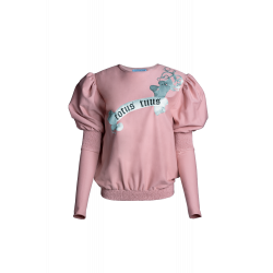 Pink sweatshirt with a Latin sentence